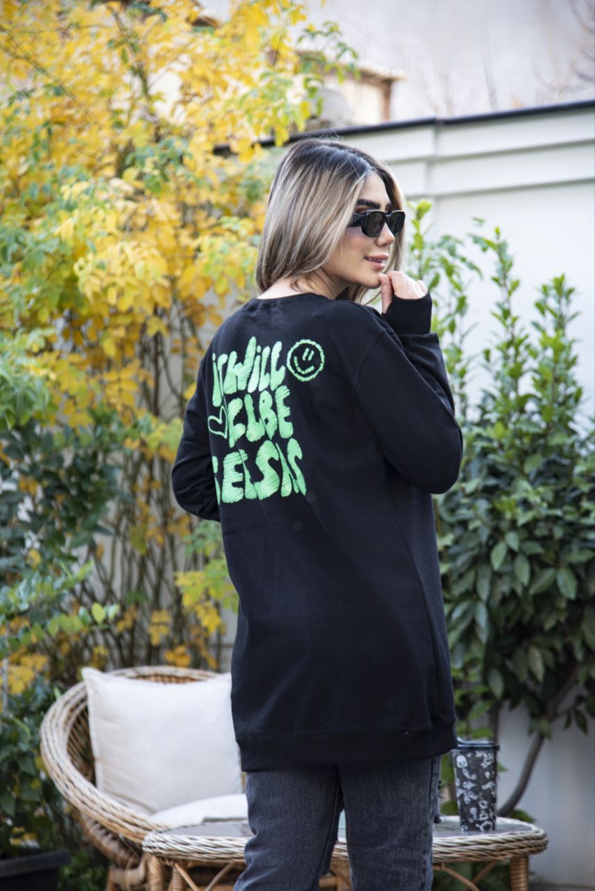 بلوز لانگ قواره بزرگ نخ پنبه زنانه